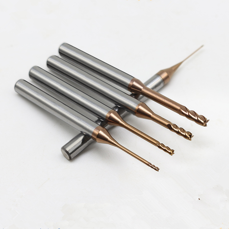 End Mill Set - 0.6 มม.0.7 มม.1 มม.1.5 มม.2 มม.3