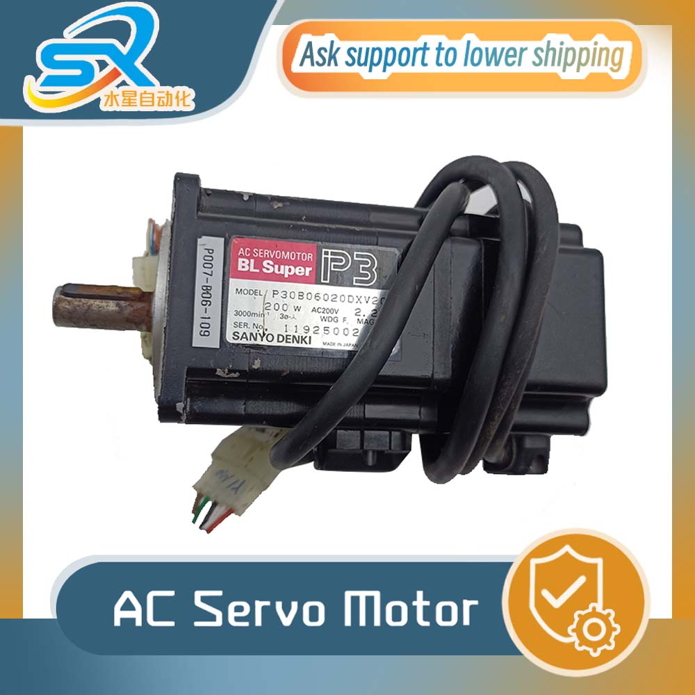 Servo Motor - มอเตอร์เซอร์โว SANYO DENKI รุ่น P30B06020DXV20 200w