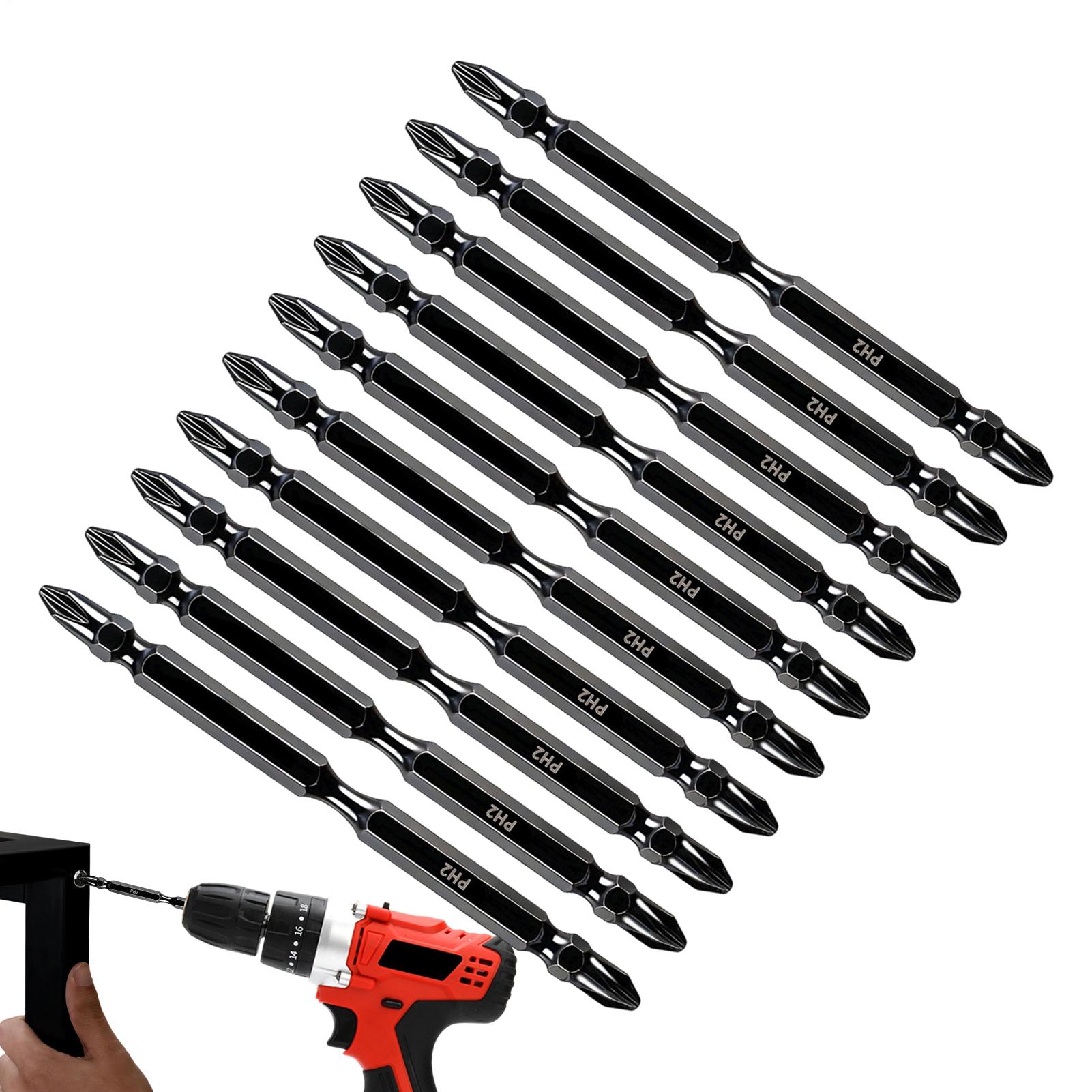 End Mill Set - ชุดดอกไขควงแม่เหล็กแบบสองด้านสำหรับงานอุตสาหกรรม ชุดหัวไขควงแม่เหล็กแบบมัลติฟังก์ชั่น