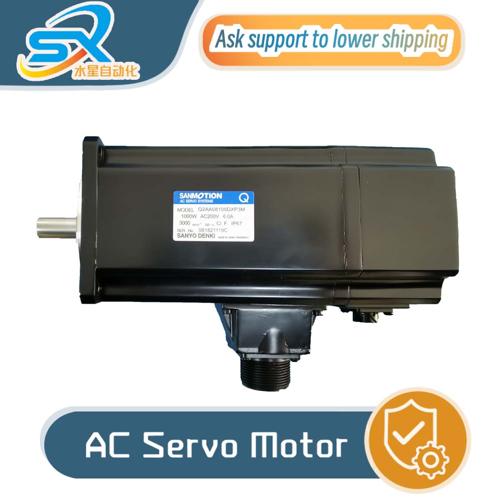 Servo Motor - มอเตอร์เซอร์โว Sanyo AC รุ่น Q2AA08100DXP3M 1000W