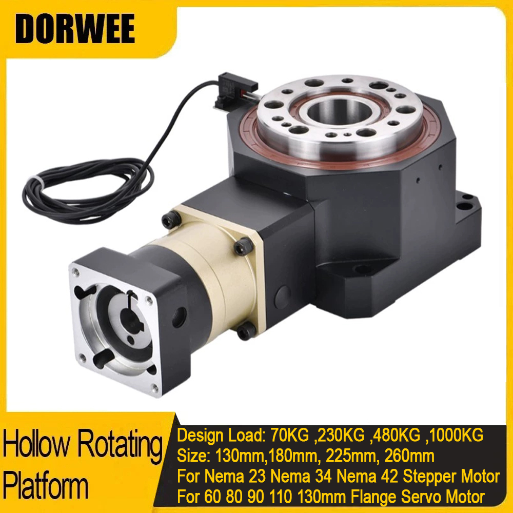 Nema23 Stepper - หนัก Hollow หมุนแพลตฟอร์มแทนที่ DD มอเตอร์ Cam