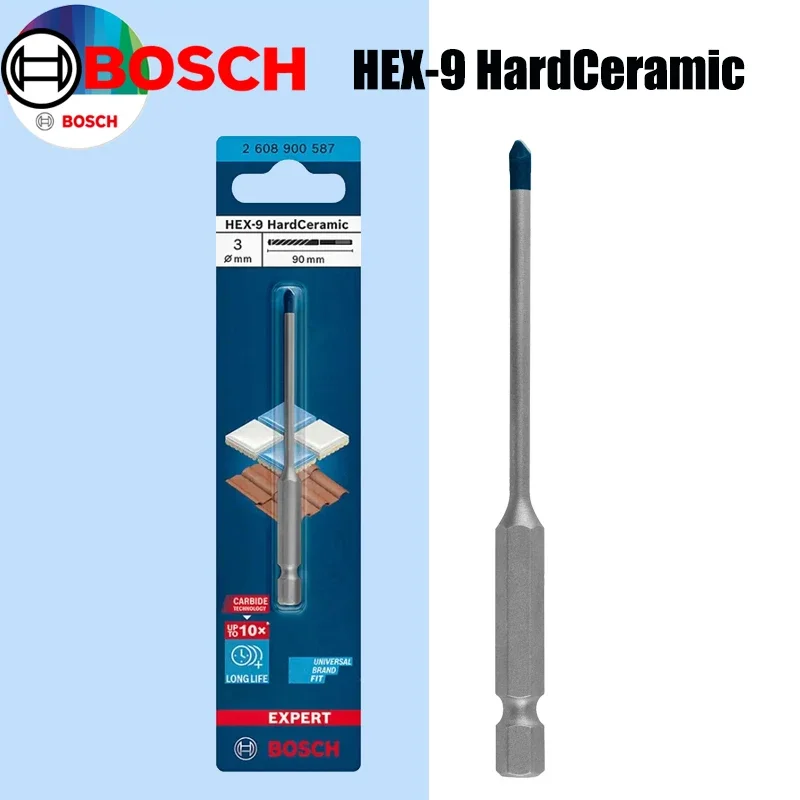 ดอกสว่านเซรามิกแข็ง BOSCH Hex- - Drill Bit Set บทวิจารณ์และราคา