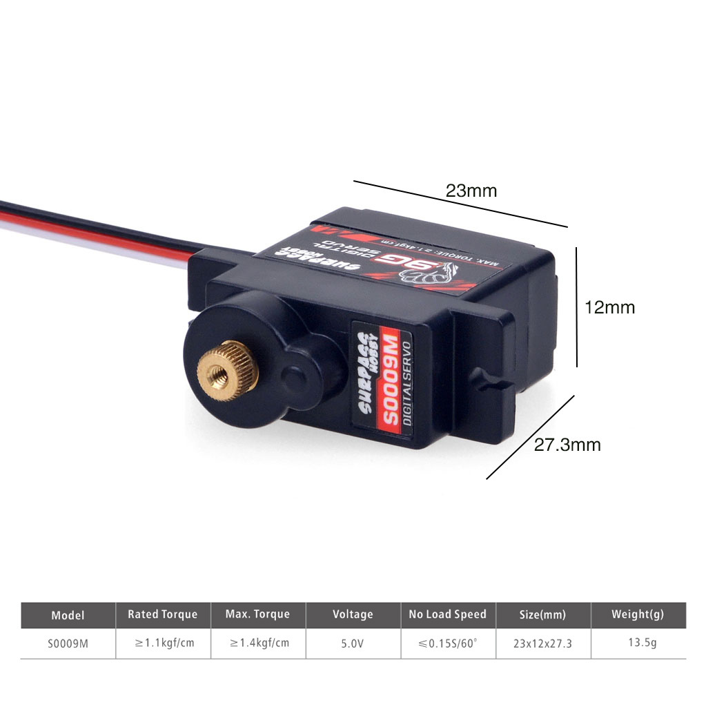 ไมโครเซอร์โว RC ดิจิตอล 2g 3.7 - Servo 9G บทวิจารณ์และราคา