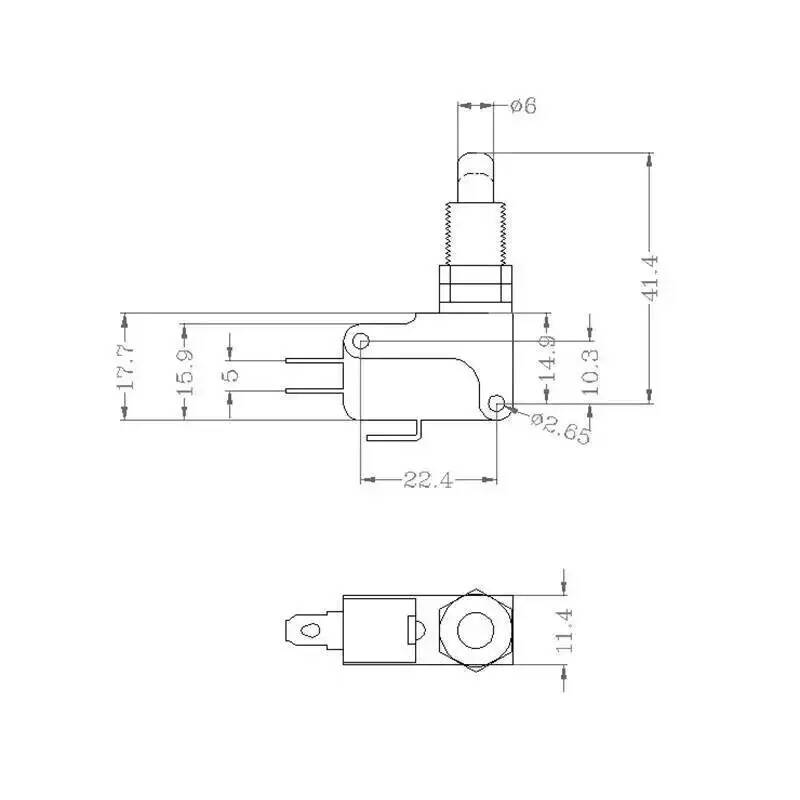 สวิตช์ไมโครเฟรตติ้งแบบ V-16-1C - Limit Switch บทวิจารณ์และราคา